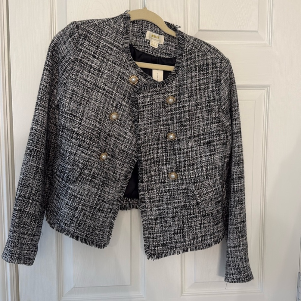 Maeve tweed jacket size 6